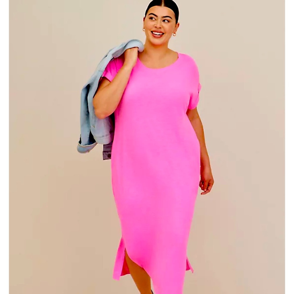 NWT pink maxi